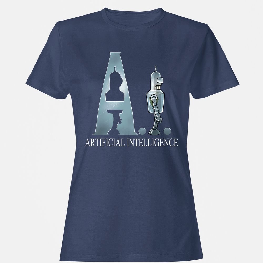 Women's T-Shirt - R6E9B95G - Navy - 10