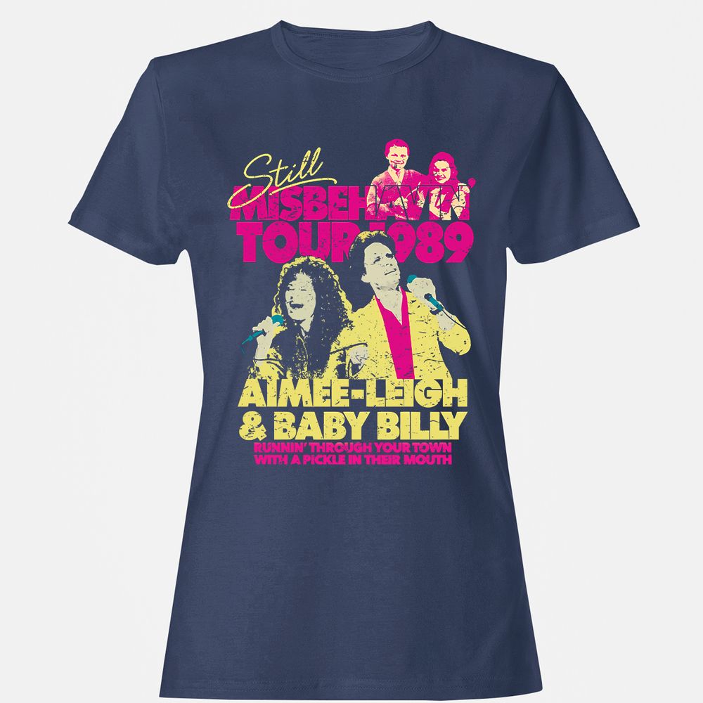 Women's T-Shirt - 5JUTXZDU - Navy - 10