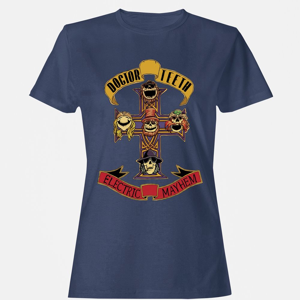Women's T-Shirt - CHQEKSLS - Navy - 10
