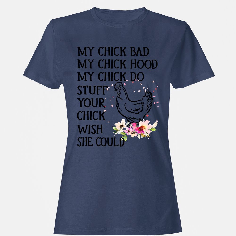 Women's T-Shirt - JS2ZXBAM - Navy - 10