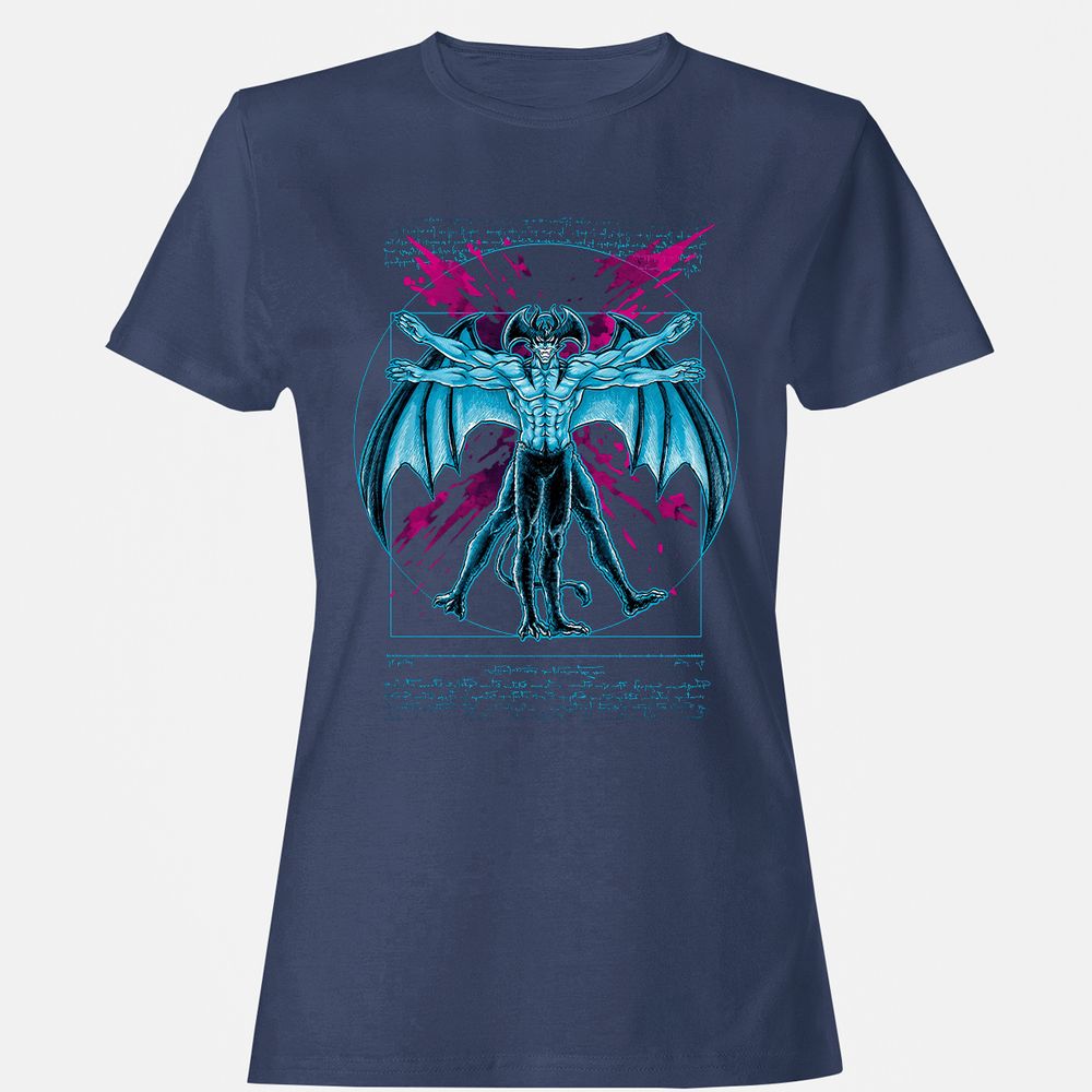 Women's T-Shirt - U9L3NECX - Navy - 10