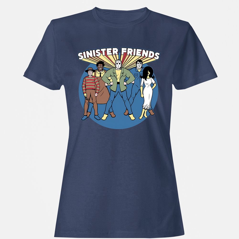 Women's T-Shirt - 7D68J5ZW - Navy - 10