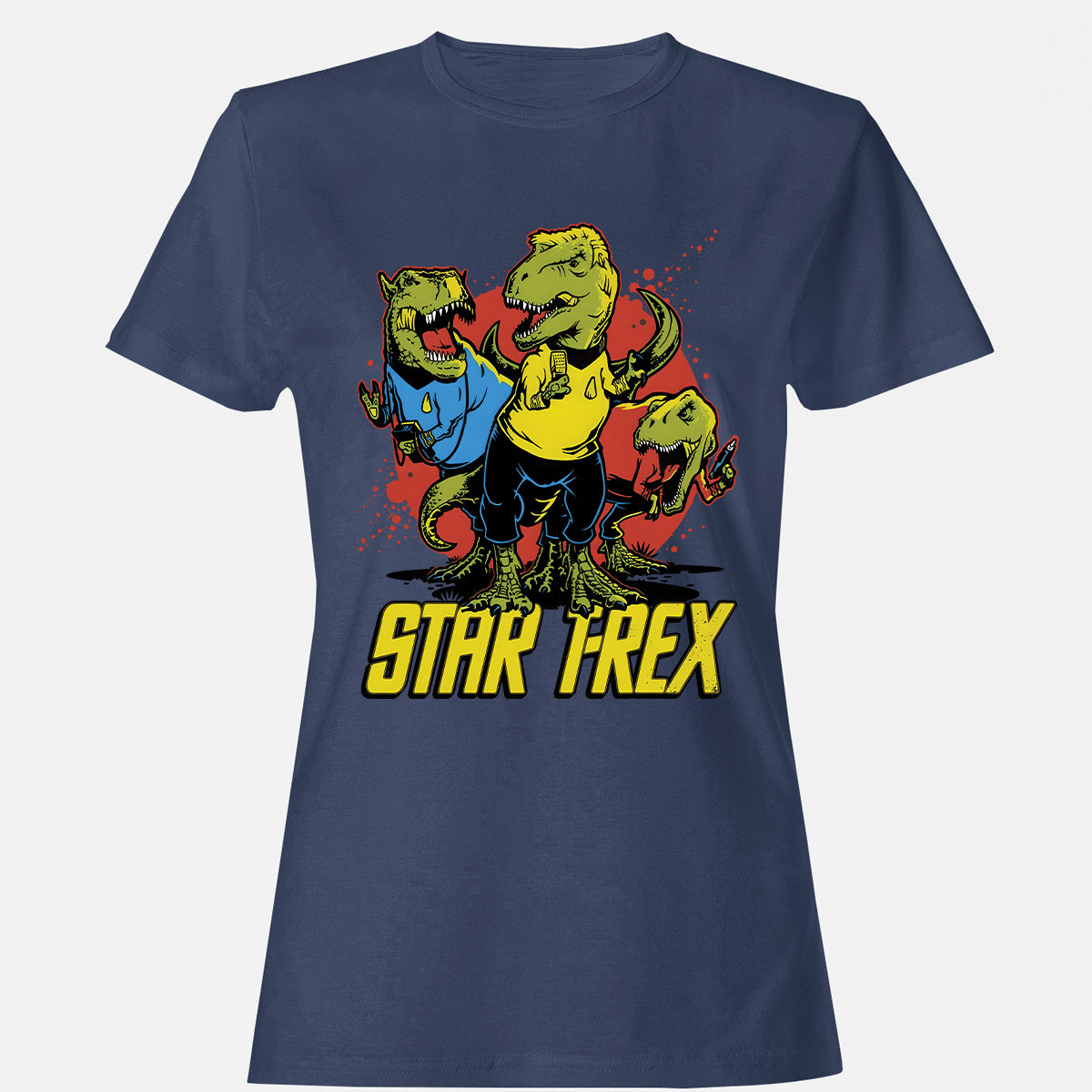 Women's T-Shirt - CCJVDCN7 - Navy - 10