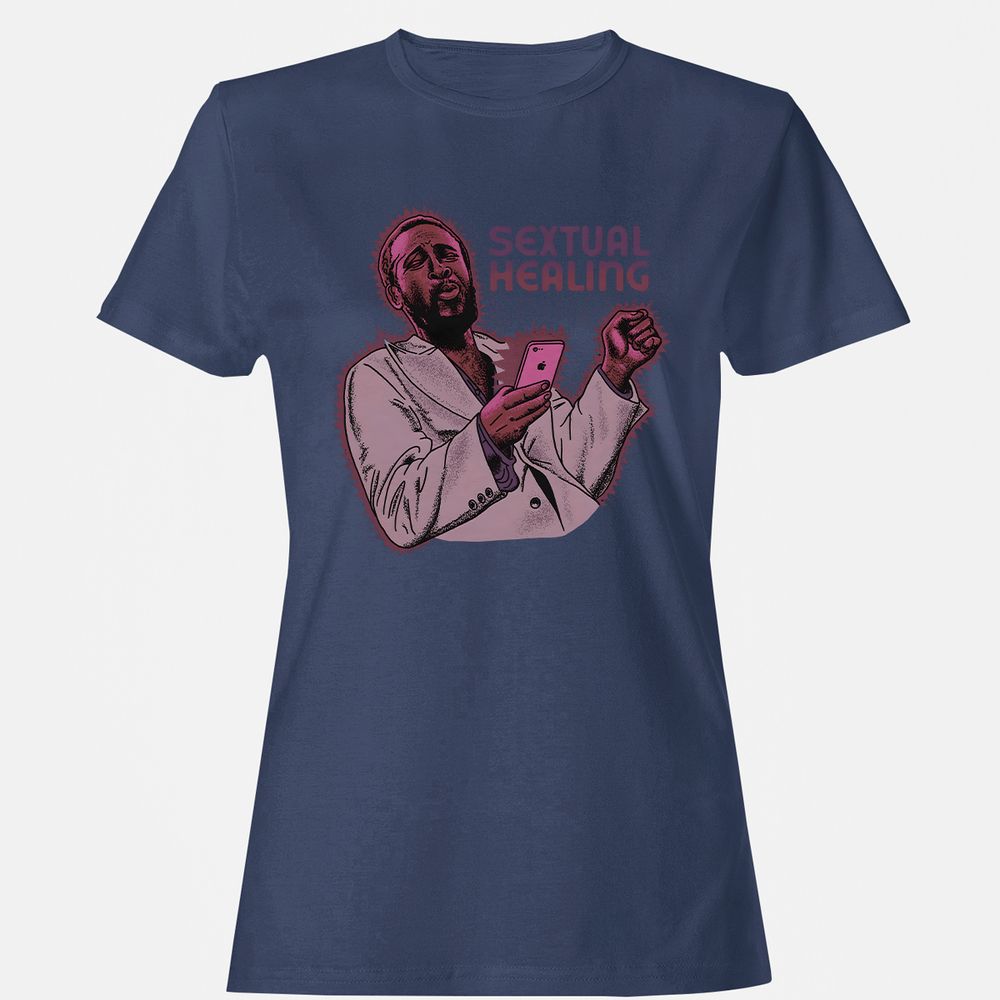 Women's T-Shirt - ELVJAS2D - Navy - 10