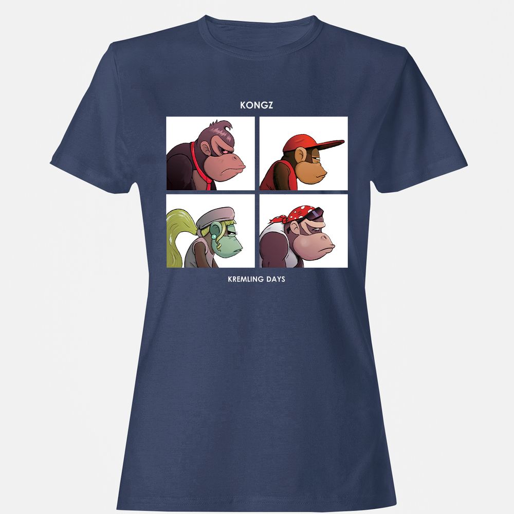 Women's T-Shirt - FEVBYFK2 - Navy - 10