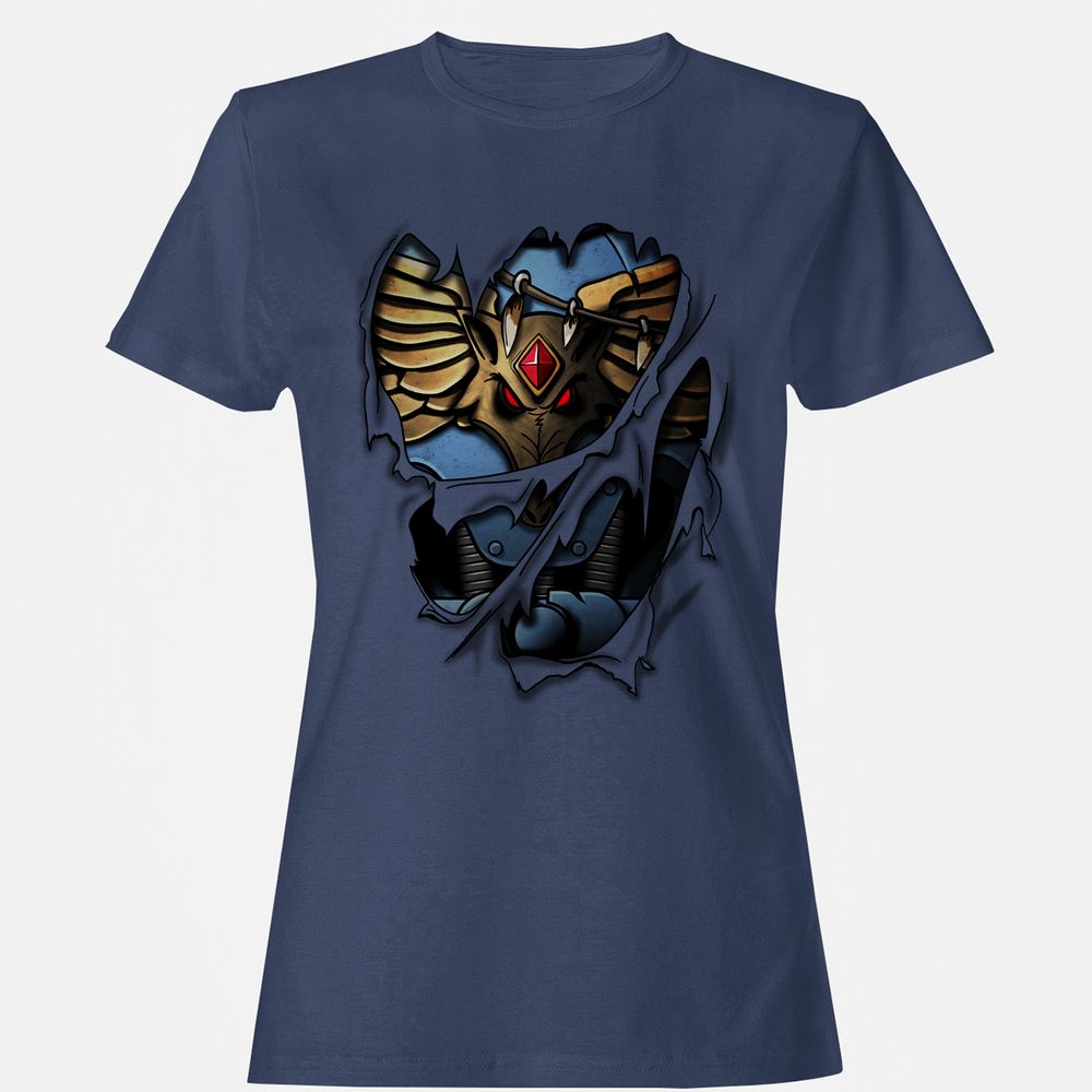 Women's T-Shirt - E57YKH7P - Navy - 10