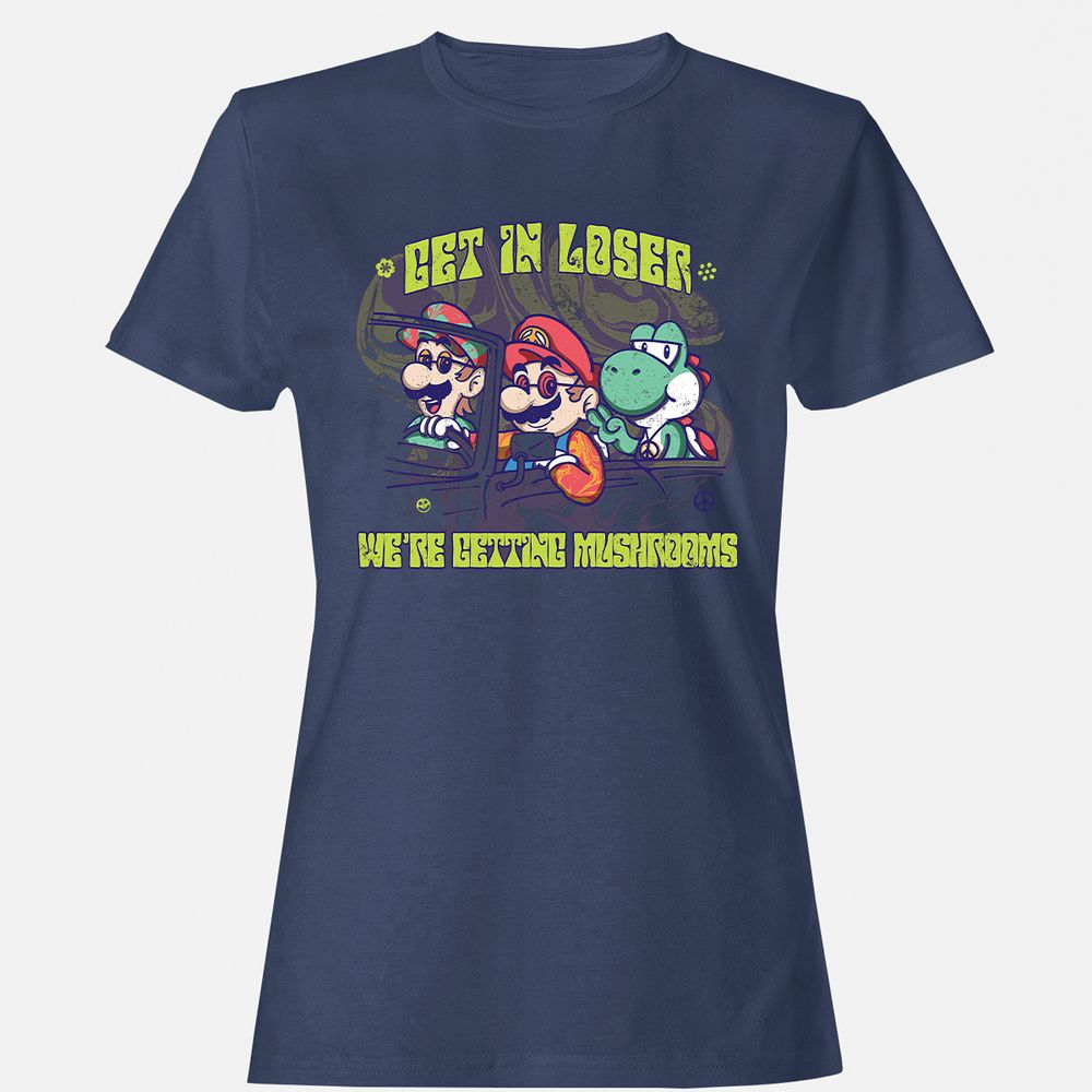 Women's T-Shirt - XHUJWZJQ - Navy - 10