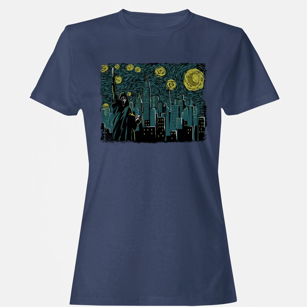 Women's T-Shirt - PUQ1MMP9 - Navy - 10