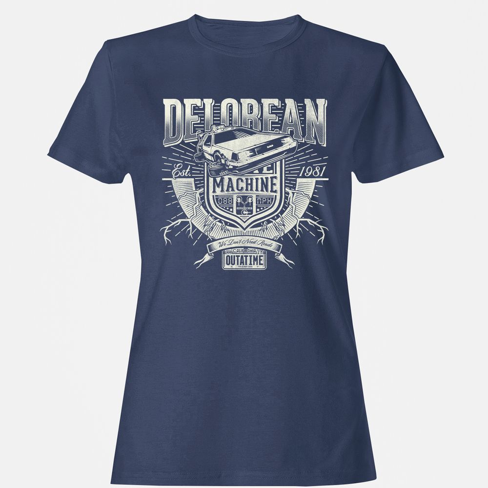 Women's T-Shirt - YLFXDZPF - Navy - 10