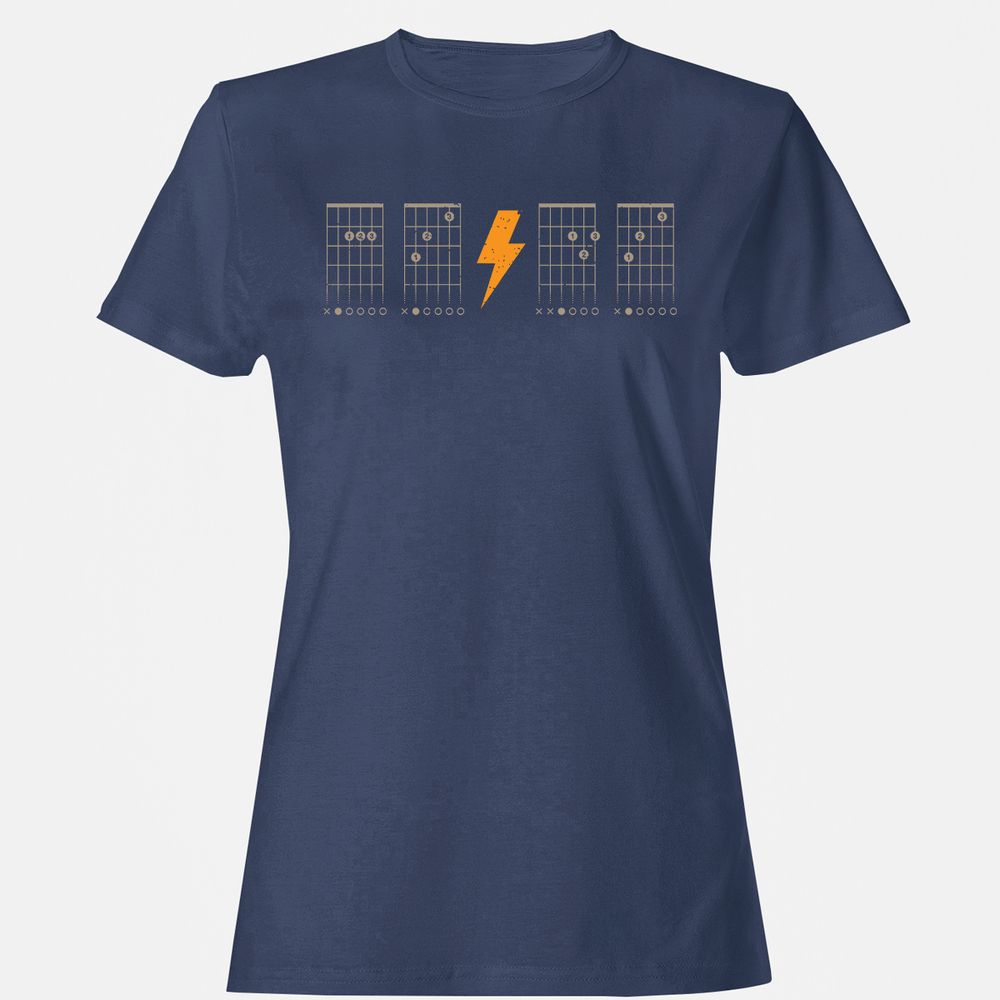 Women's T-Shirt - E77P27HX - Navy - 10