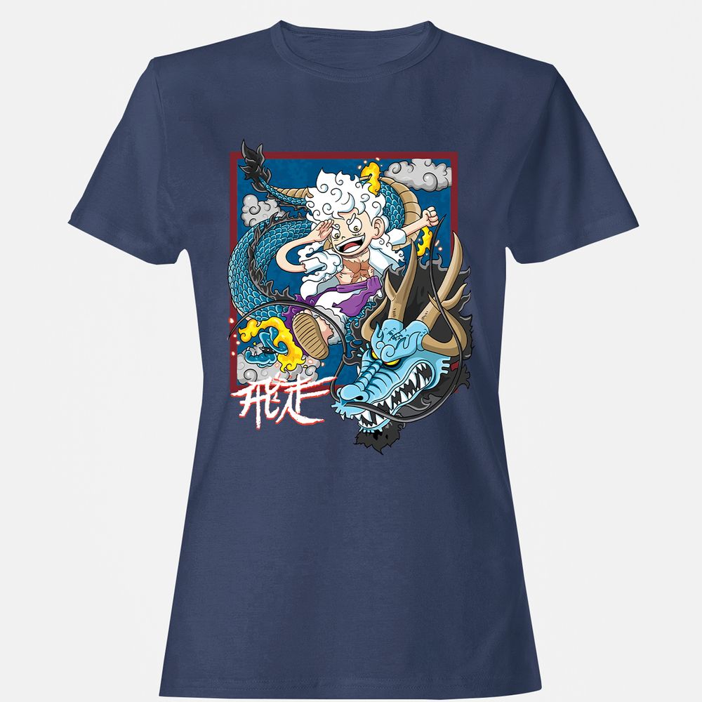 Women's T-Shirt - Q1DYXWVS - Navy - 10
