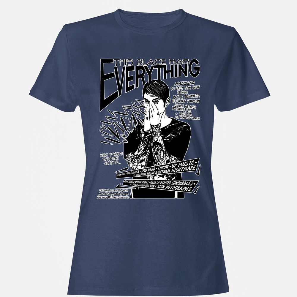 Women's T-Shirt - SAAJFWME - Navy - 10