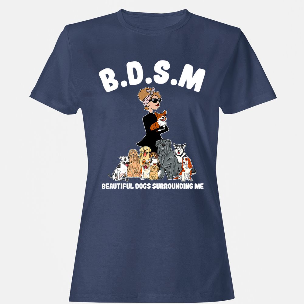 Women's T-Shirt - ZCKD57Q8 - Navy - 10