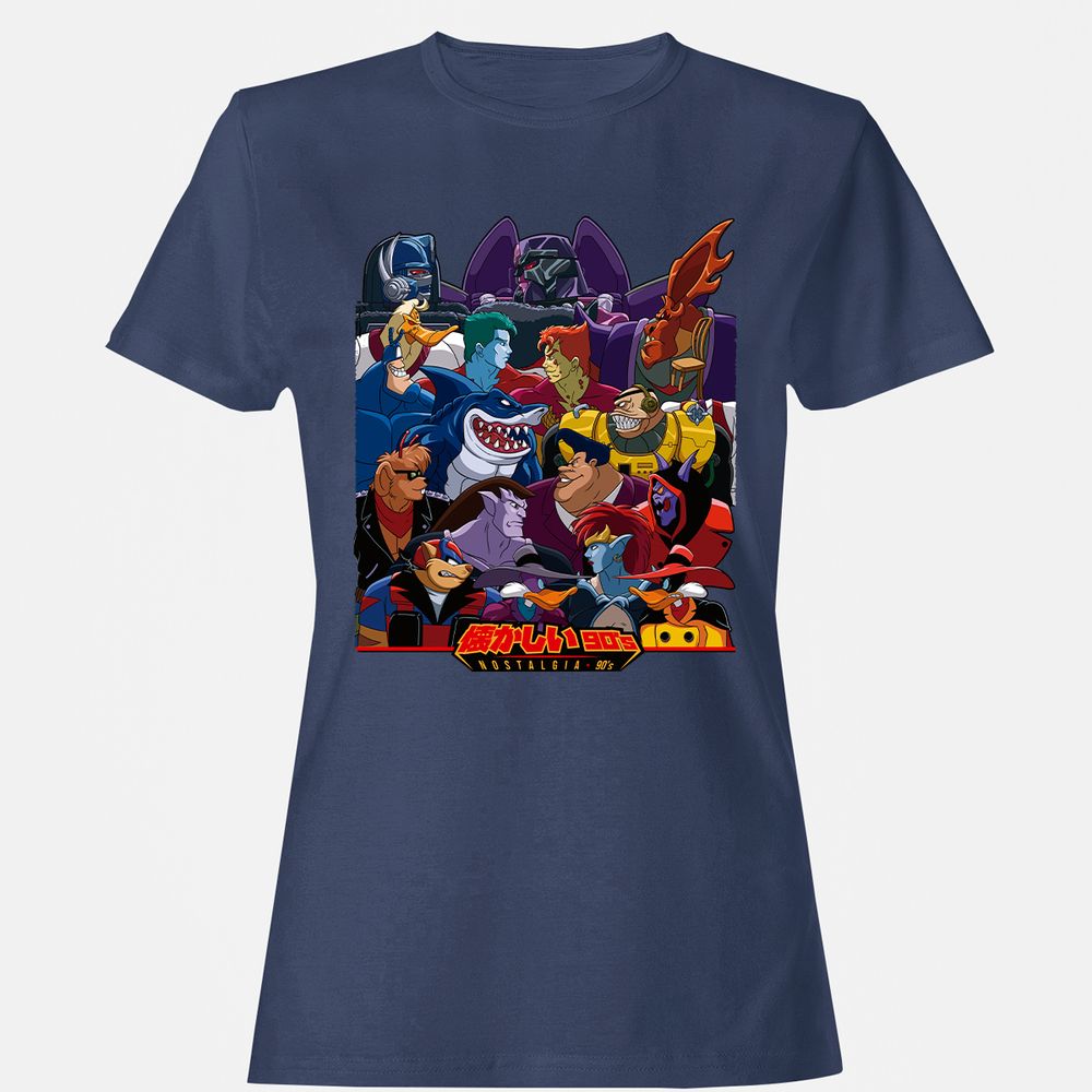 Women's T-Shirt - 9S3CW4Q4 - Navy - 10