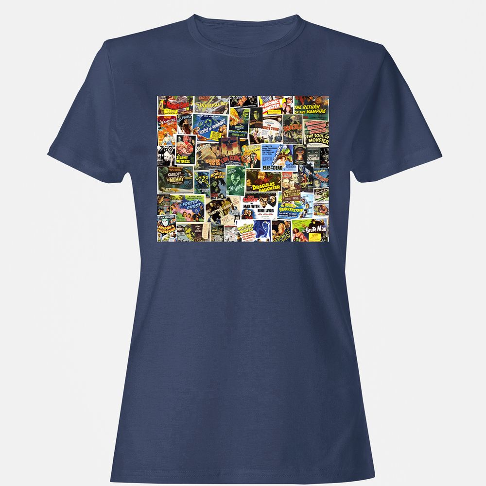 Women's T-Shirt - WDFWDUAQ - Navy - 10