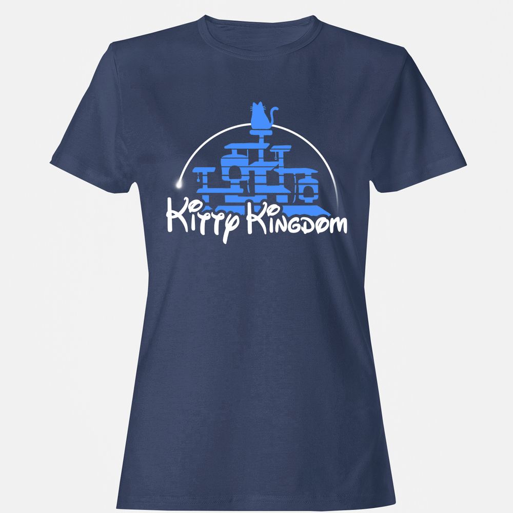 Women's T-Shirt - U6YJVP9E - Navy - 10