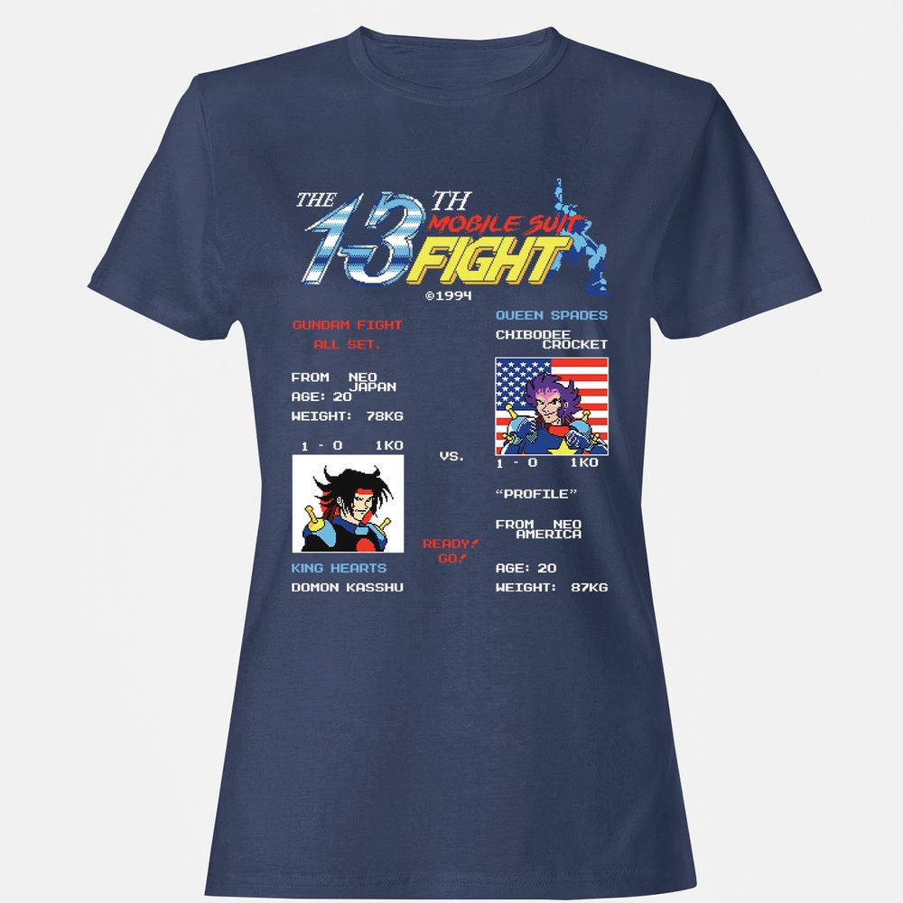 Women's T-Shirt - AVBU1Z8Q - Navy - 10