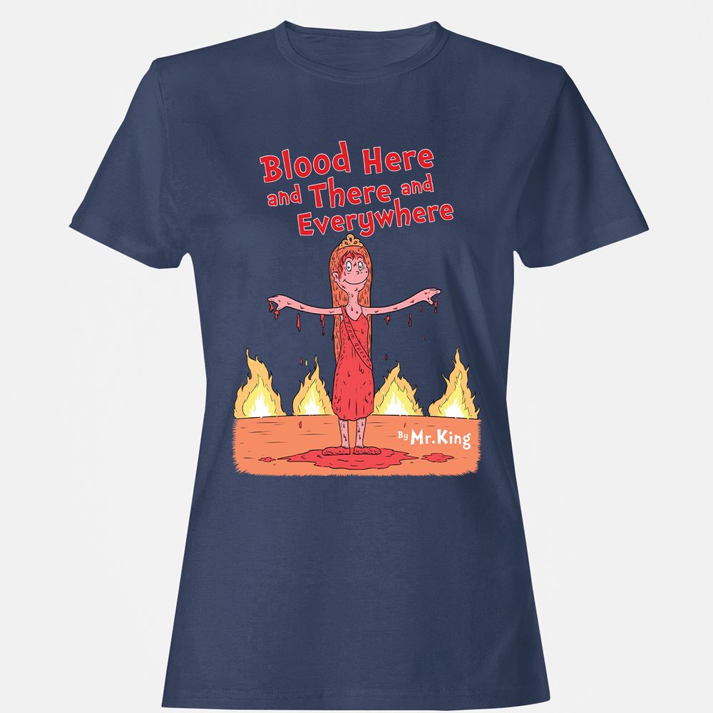 Women's T-Shirt - 42E3H8A9 - Navy - 10