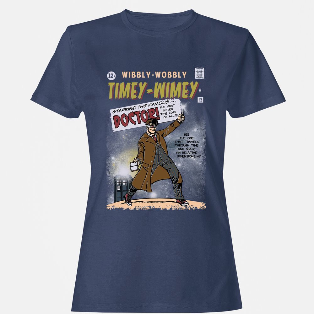 Women's T-Shirt - CE7KT7PV - Navy - 10