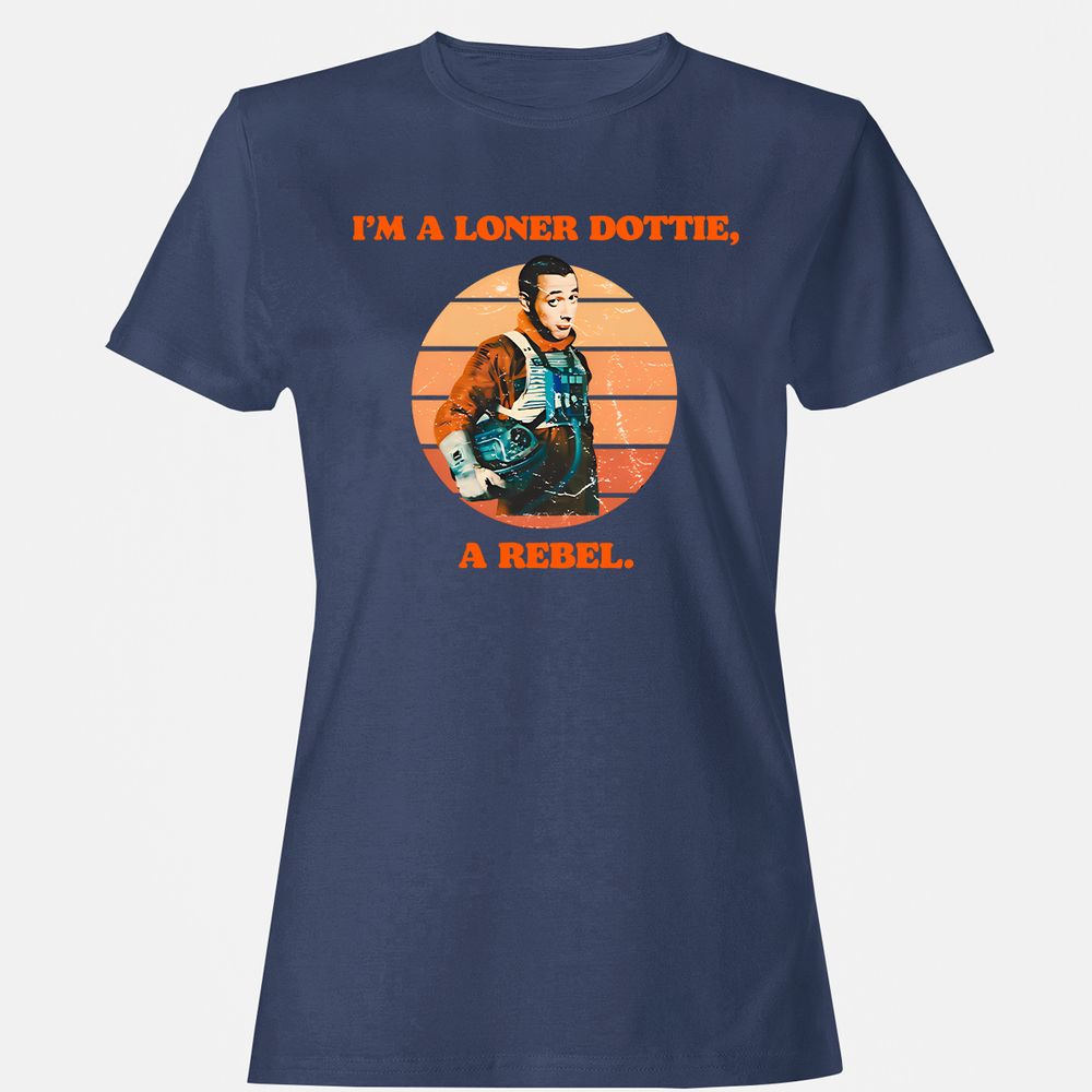 I'm a loner dottie a rebel - Navy - 10