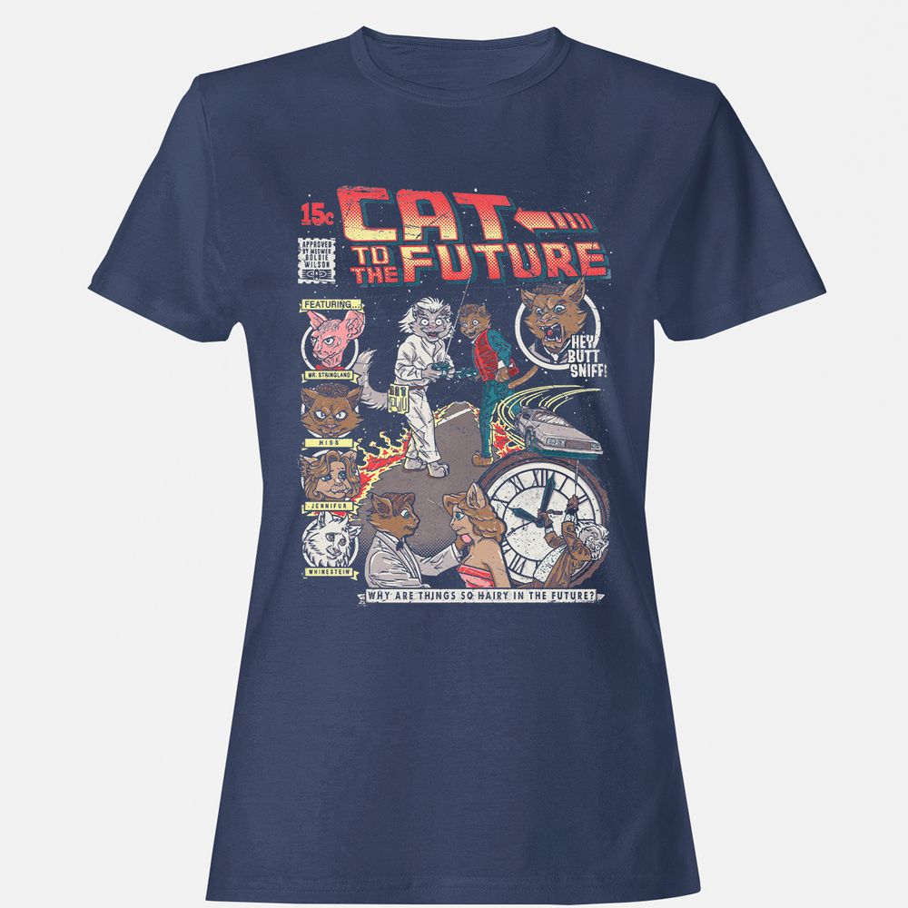 Women's T-Shirt - ZB2R5B6H - Navy - 10