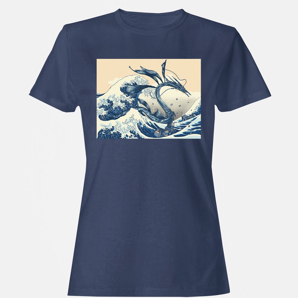 Women's T-Shirt - BG46CBZ3 - Navy - 10