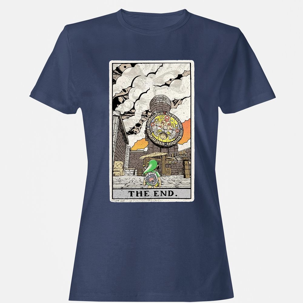 Women's T-Shirt - CVZHWDUS - Navy - 10