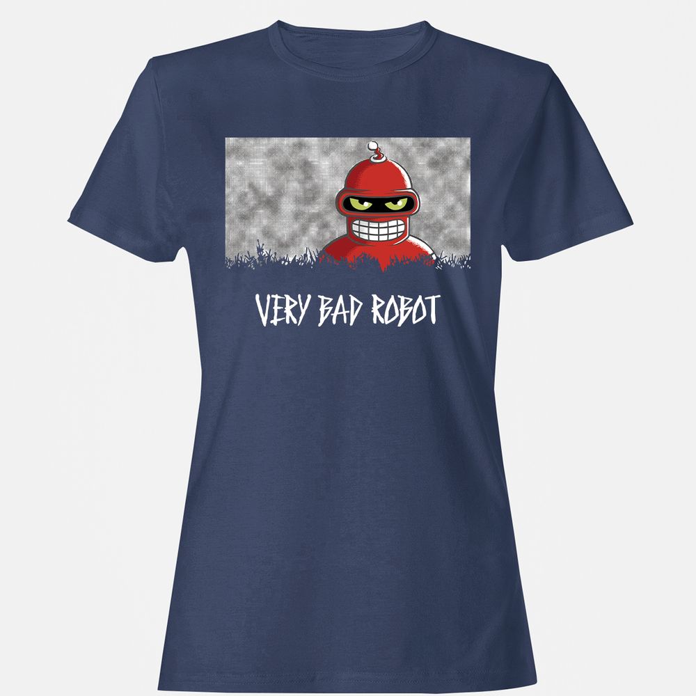 Women's T-Shirt - XTUFMZR7 - Navy - 10