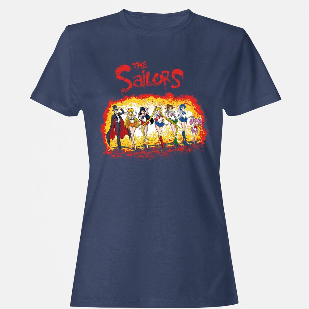 Women's T-Shirt - UZ6FSLE8 - Navy - 10