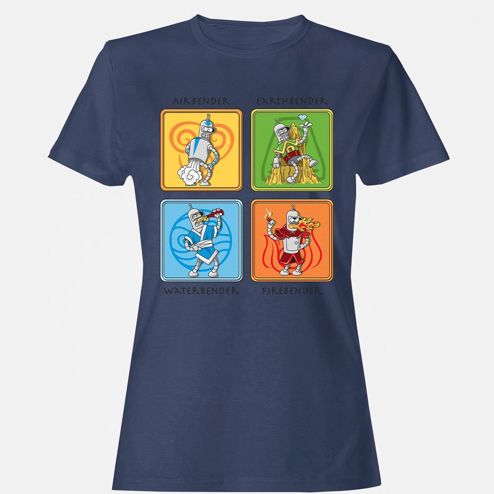 Women's T-Shirt - HP6Z3ZFU - Navy - 10