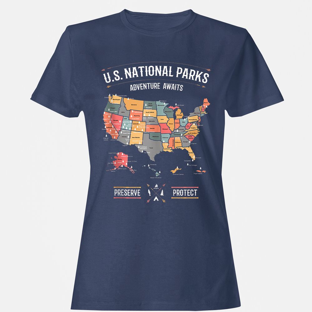 Women's T-Shirt - N6NYLAMZ - Navy - 10