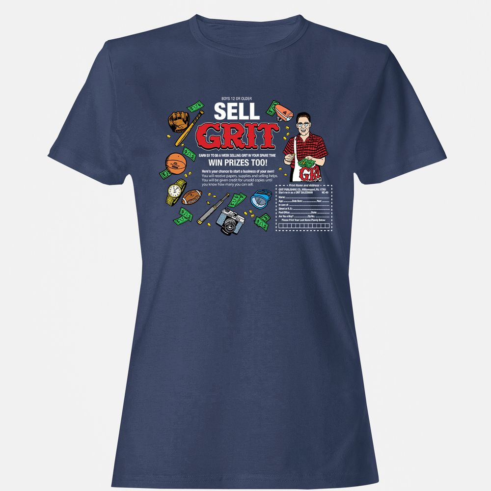 Women's T-Shirt - 277B88NU - Navy - 10