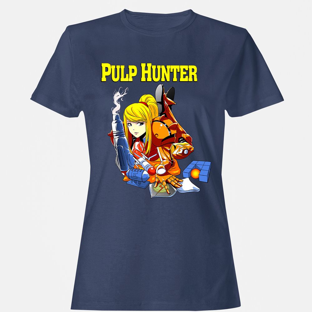Women's T-Shirt - Q4HU9R7D - Navy - 10