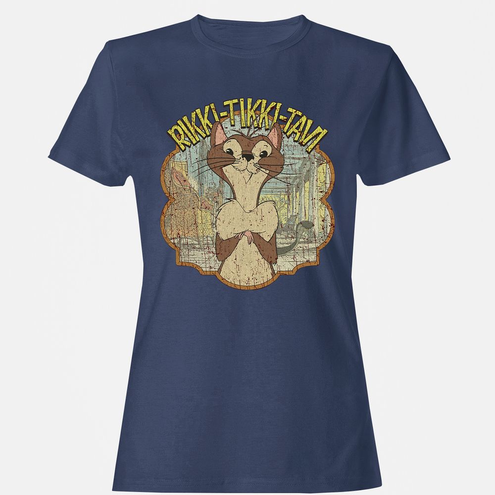Women's T-Shirt - 4BYU7VZQ - Navy - 10
