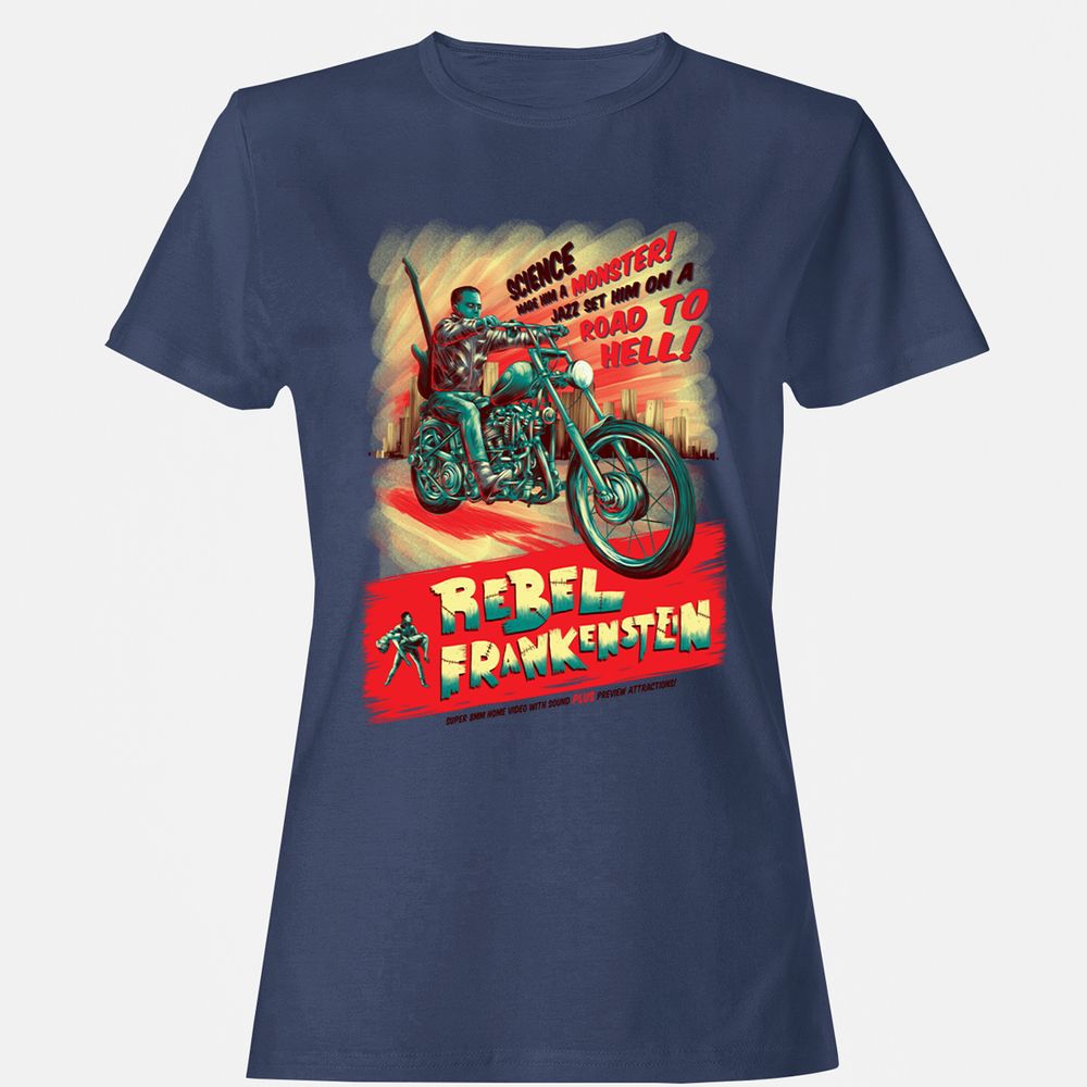 Women's T-Shirt - C2EPDRSA - Navy - 10