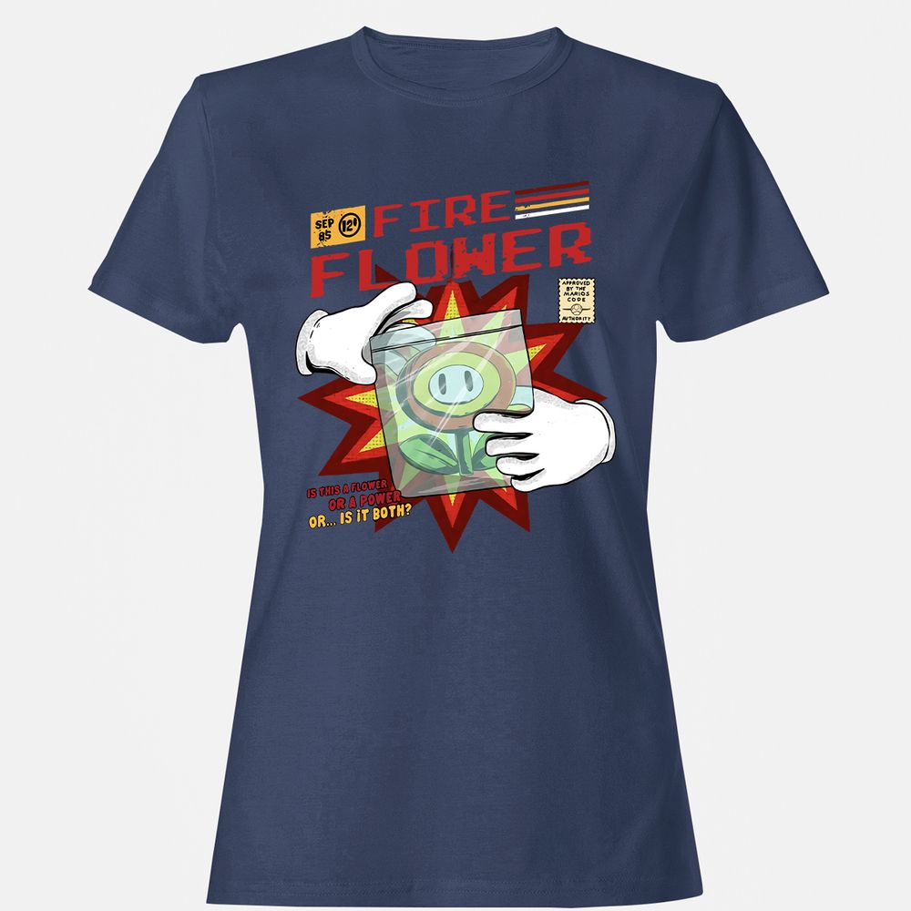 Women's T-Shirt - KP7HGEQS - Navy - 10