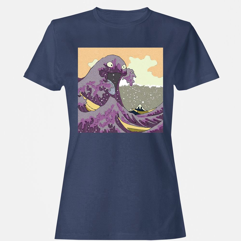 Women's T-Shirt - LTKV7ZKZ - Navy - 10