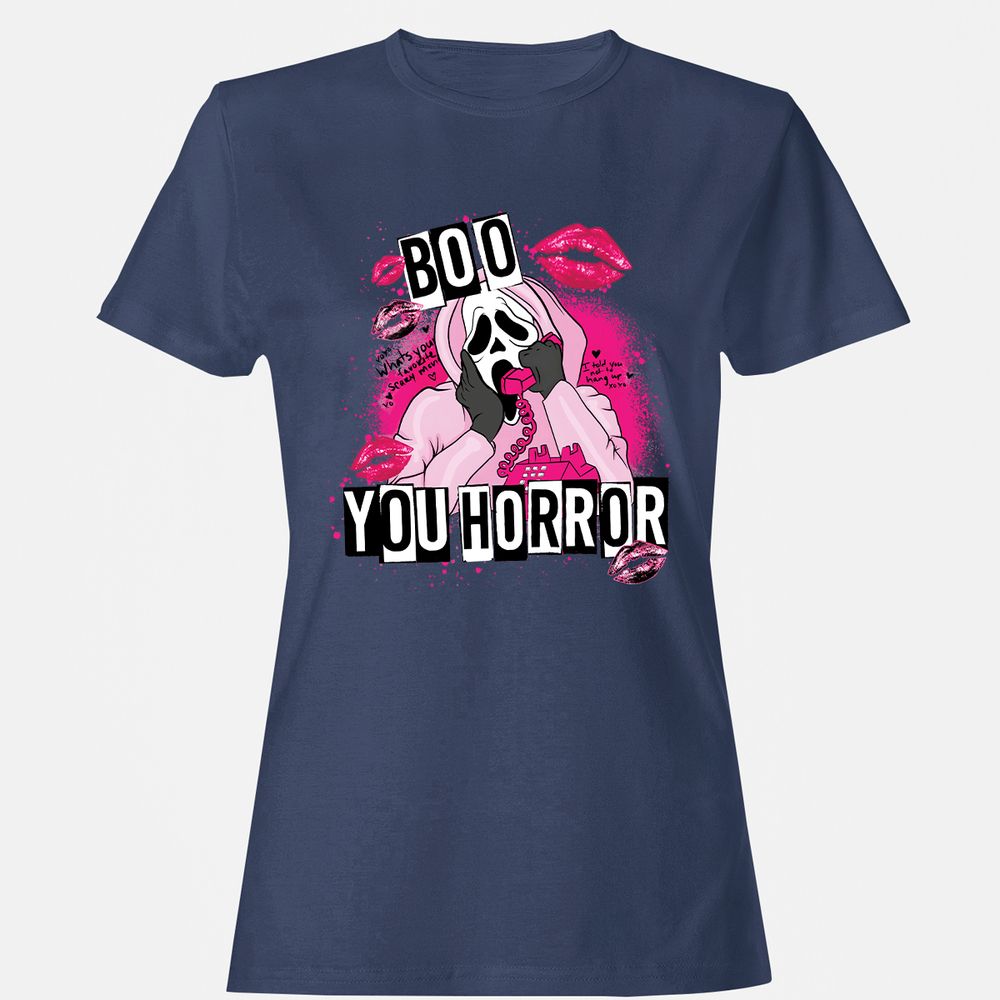 Women's T-Shirt - 4B9X6EFZ - Navy - 10