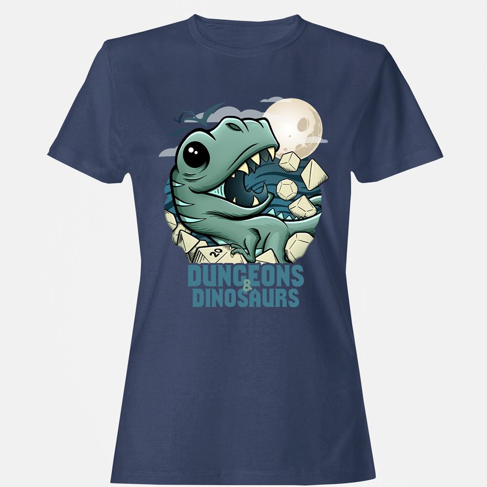 Women's T-Shirt - 4FNHVFH7 - Navy - 10