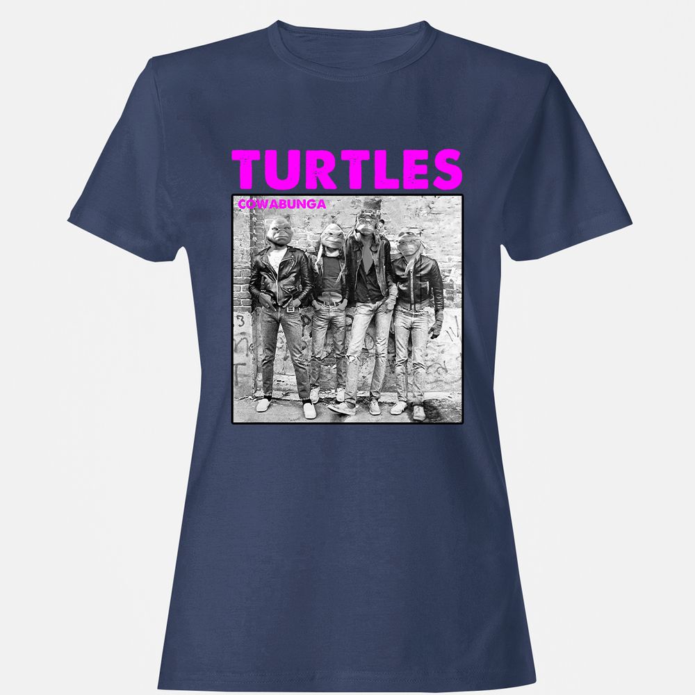 Women's T-Shirt - 9BF9ZP8Q - Navy - 10