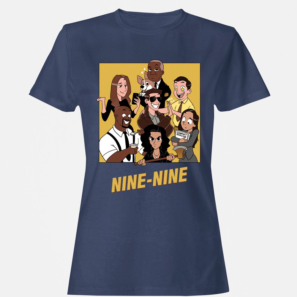 Women's T-Shirt - NECJR3FT - Navy - 10