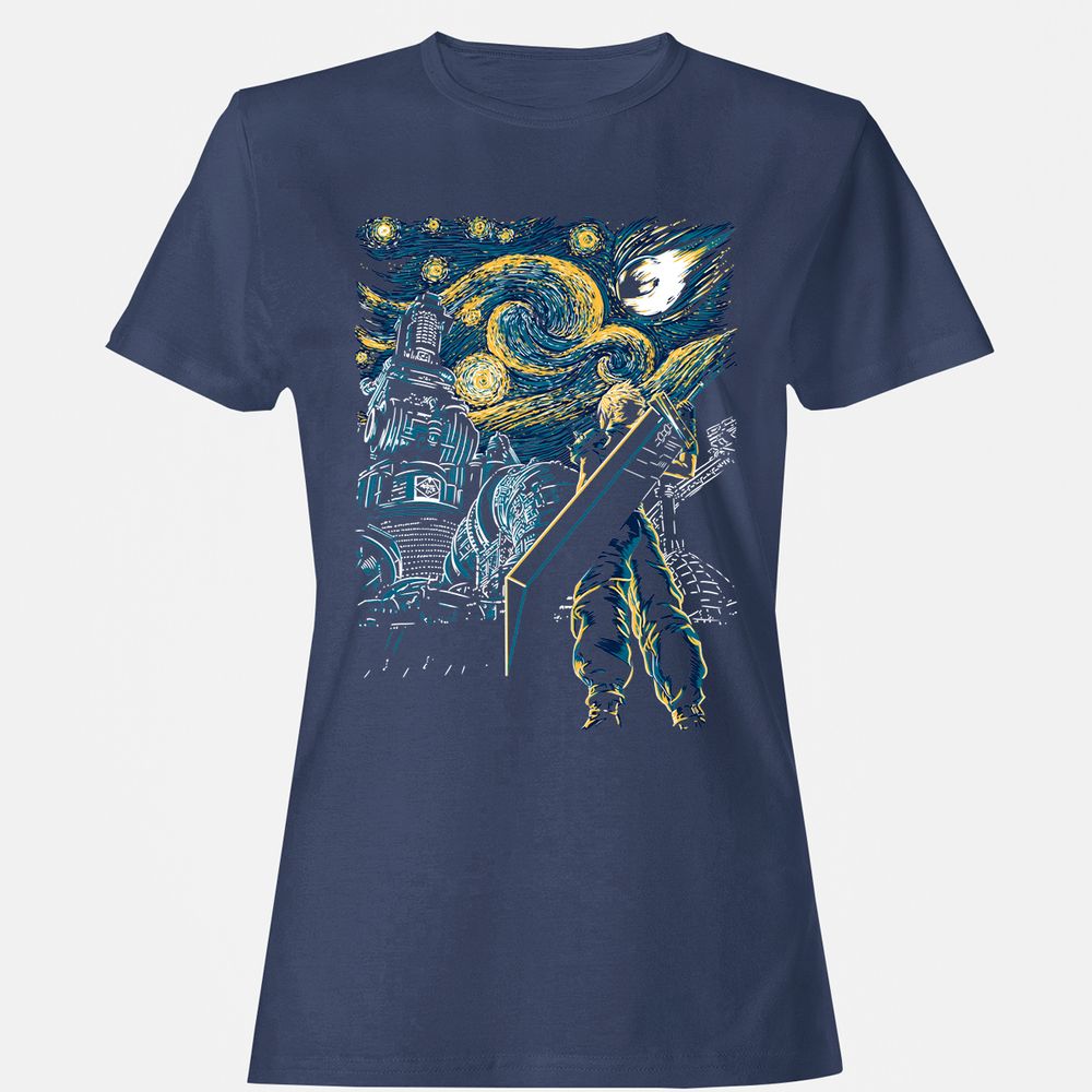Women's T-Shirt - RFRL4QWJ - Navy - 10