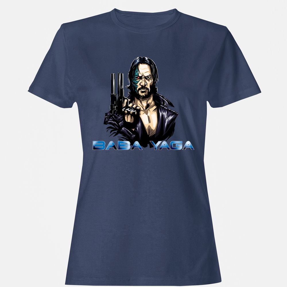 Women's T-Shirt - 4JQEEUAQ - Navy - 10