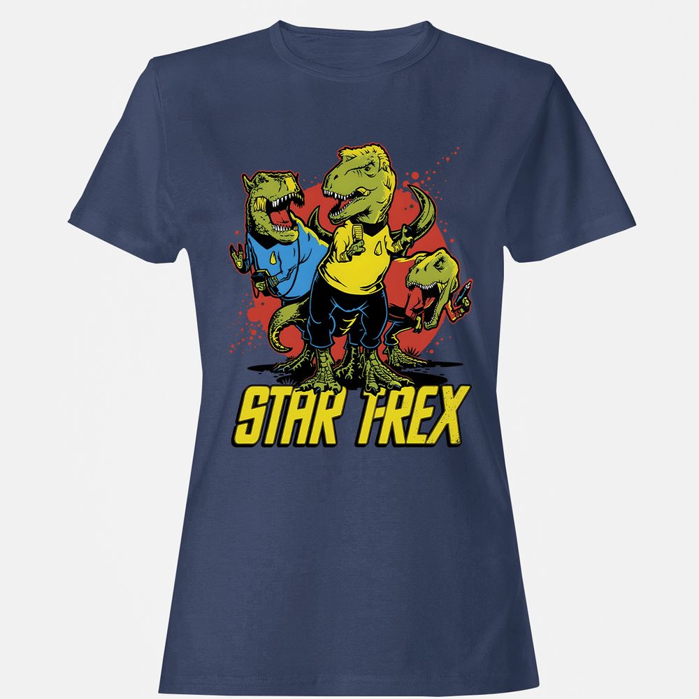 Women's T-Shirt - FD3NP9PQ - Navy - 10