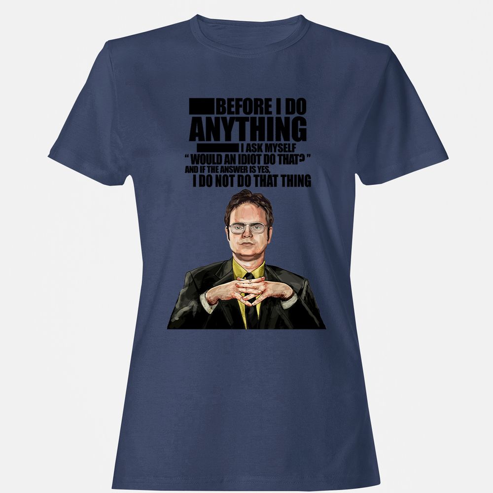 Women's T-Shirt - U4CCZ2D3 - Navy - 10