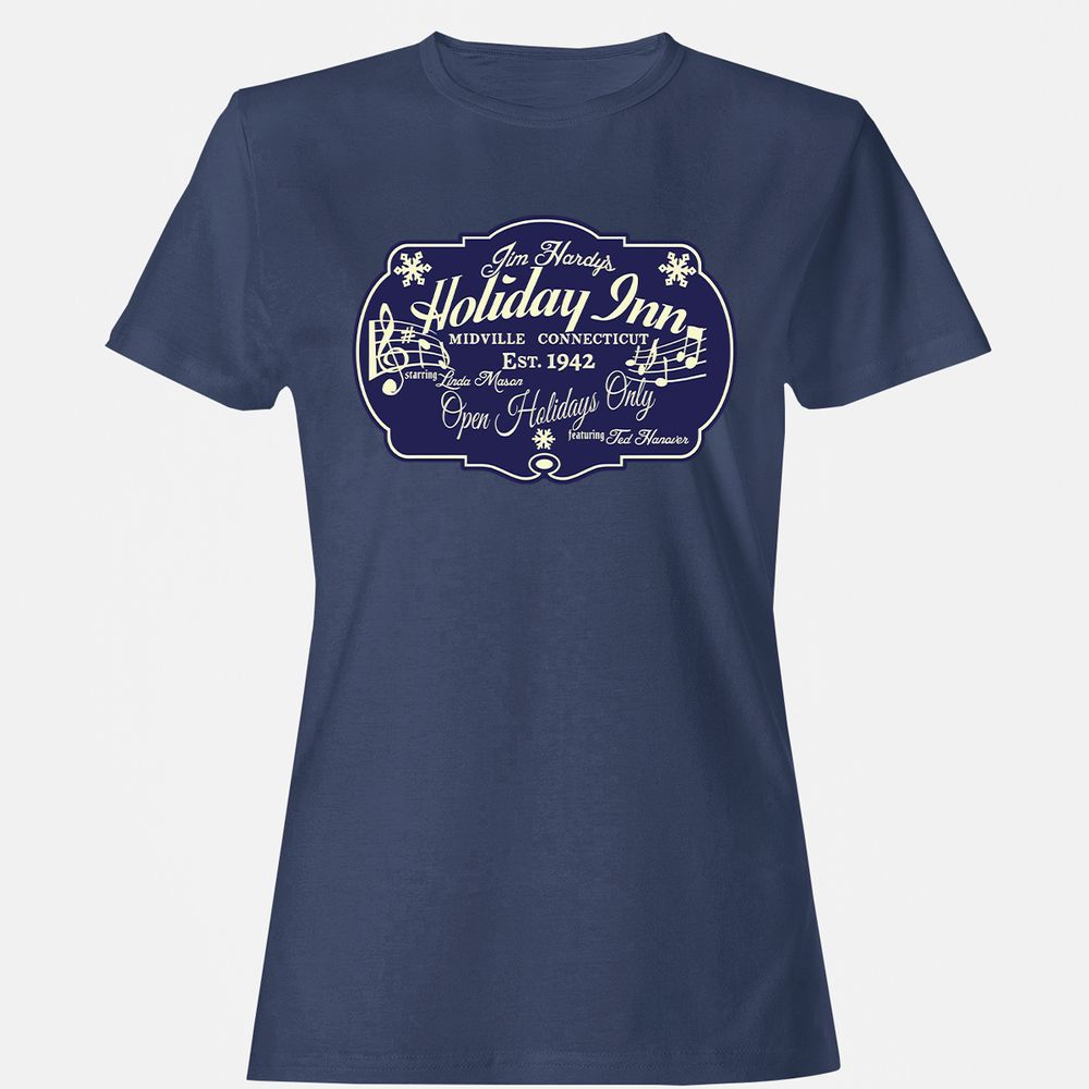 Women's T-Shirt - 2P6BVF4X - Navy - 10