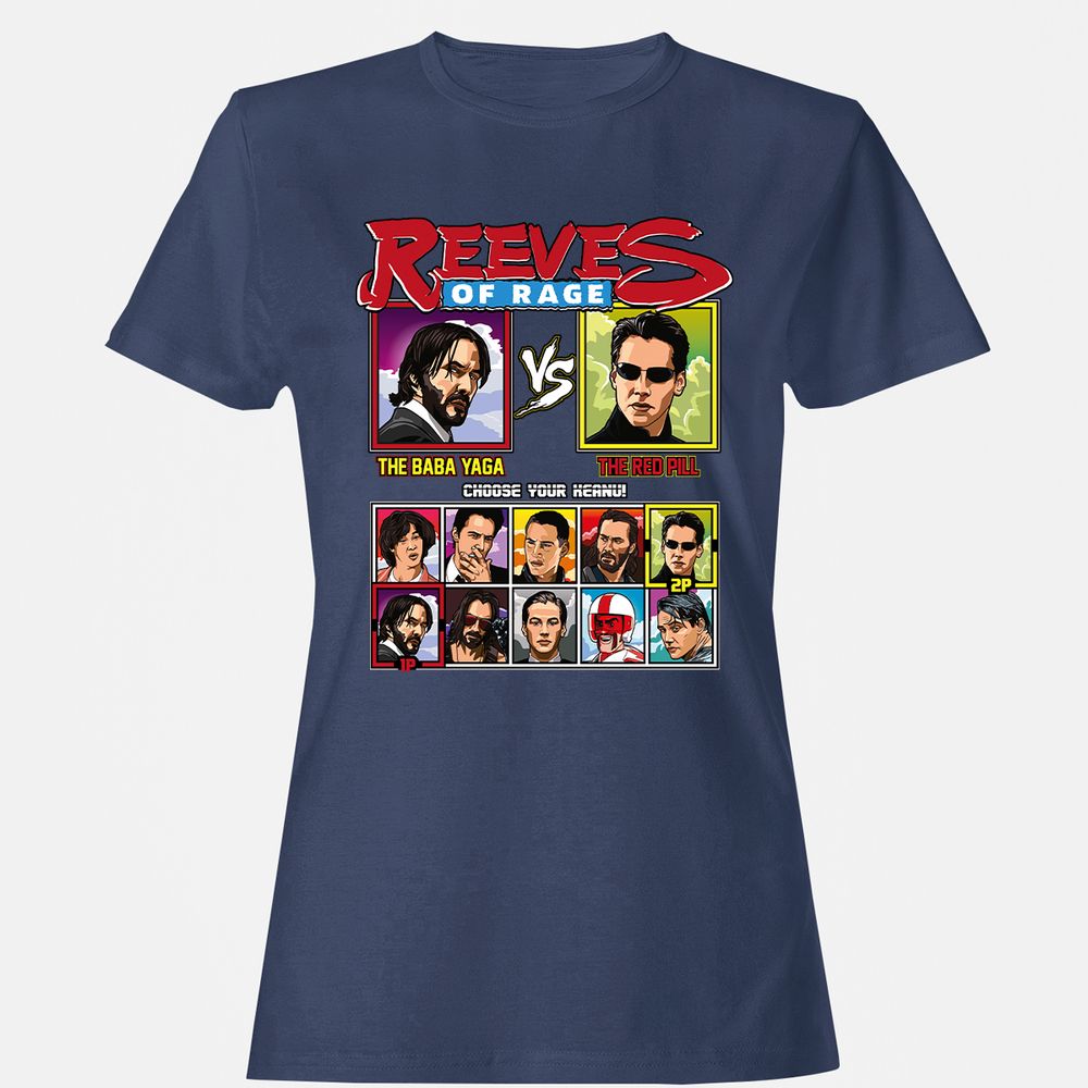 Women's T-Shirt - ZDNHDPQH - Navy - 10