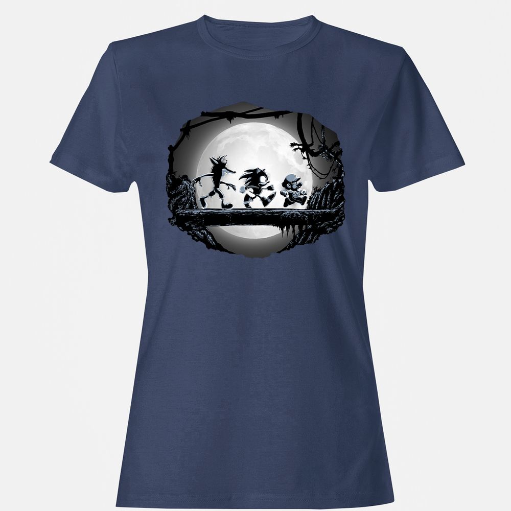 Women's T-Shirt - QE31LUGU - Navy - 10