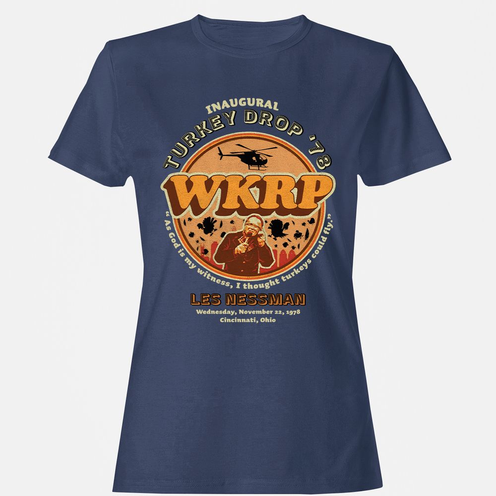 Women's T-Shirt - QVJN4JY5 - Navy - 10
