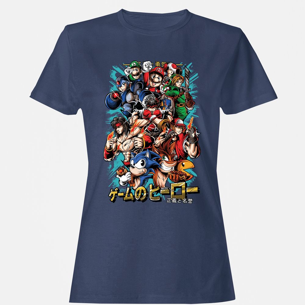 Women's T-Shirt - D5XTD25L - Navy - 10